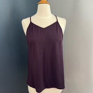MPG Plum Purple Strappy Back Athletic Tank Size Medium